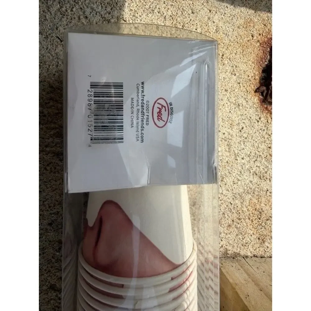 Fred 12 Ounce Photo Realistic Pick Your Nose 24 Paper Party Cups *BRAND NEW*